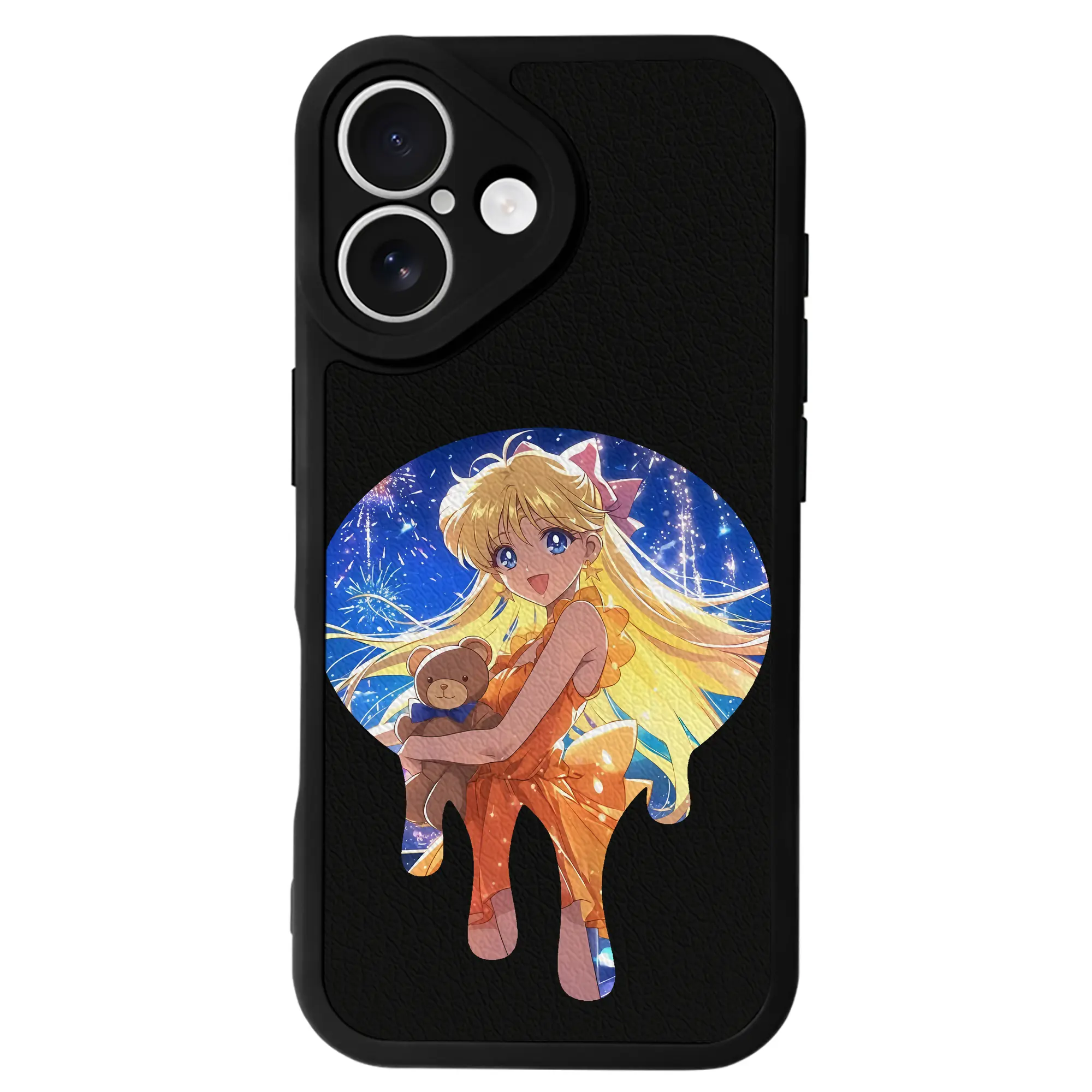 美少女戦士セーラームーン グッズ 愛野 美奈子 - IPhone 16シリーズ対応 ・ シリコンスマホケース ・ レザー調 ・ 高精度フィット ・ 耐衝撃 ・ ワイヤレス充電対応 ・ 精密カット